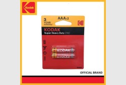 Kodak Super Heavy Duty Zinc AAA Batteries 2-Pack